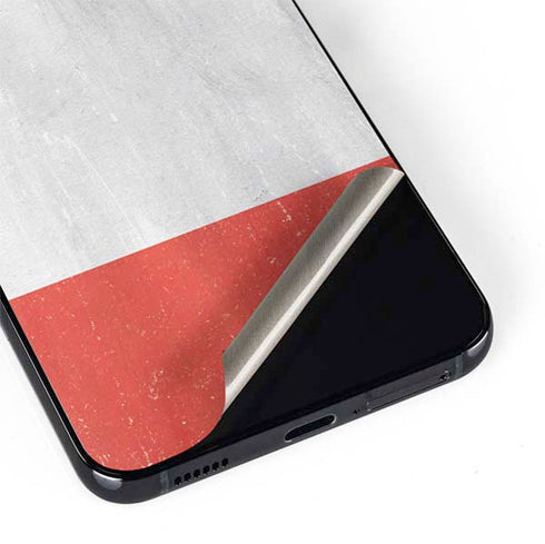 Italy Flag Distressed Galaxy S22 Plus Skin